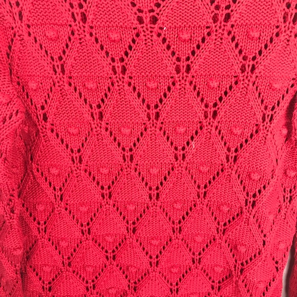 Tommy Hilfiger Red Diamond Long Sleeve Sweater - Picture 3 of 6